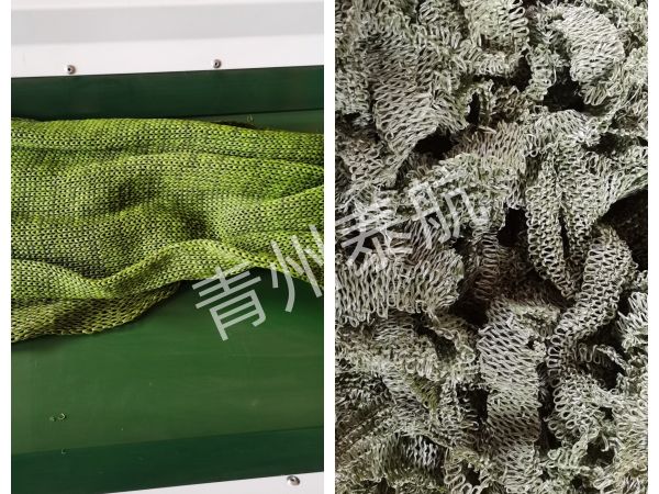 尼龙编织袋切断效果对比